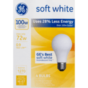 GE Lightbulbs Soft White 100W