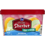 Kroger Sherbet, Fat Free, Rainbow
