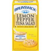Brunswick Lemon Pepper Tuna Salad with Crackers