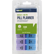 Ezy Dose Pill Planner, Weekly/Am-Pm, Small