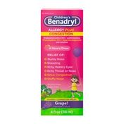 Children's Benadryl Children's Allergy Plus Congestion Liquid