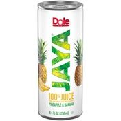 Dole Jaya 100% Pineapple & Banana Juice