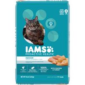 IAMS Adult Indoor Weight & Hairball Care Dry Cat Food with Chicken & Turkey