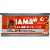IAMS Cat Food, Premium, Pate with Pacific Salmon