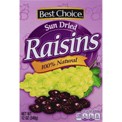 Best Choice Raisins, Sun Dried