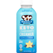 Mooala Keto Creamer, Plant-Based, Vanilla Creme