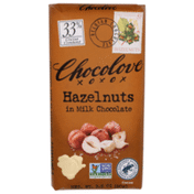 Chocolove Hazelnuts In Milk Chocolate Bar