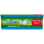 Swiffer Sweeper Wet Mopping Pad Refills for Floor Mop Open Window Fresh Scent 30 Count Surface Care