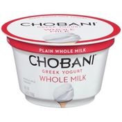 Chobani Plain Whole Milk Greek Yogurt