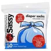Sassy Diaper Sacks, Fresh Baby Powder Scent