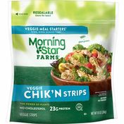 Morning Star Farms Meatless Chicken Strips, Plant Based Protein Vegan Meat, Original