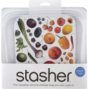 Stasher Storage Bag, Reusable Silicone, Sandwich Size, 15 Fluid Ounce