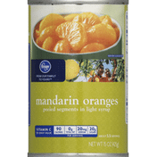 Kroger Mandarin Oranges, Peeled Segments, in Light Syrup