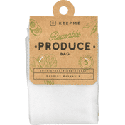 Keep Me Produce Bag, Reusable, 3 Pack