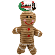 SPOT Dog Toy, Holiday Corduroy Gingerbread Man