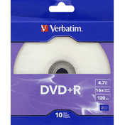 Verbatim DVD+R, 10 Pack