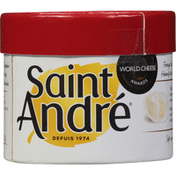 Saint André Cheese, Soft-Ripened, Triple Creme