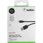 Belkin Lightning Cable, Black, 4 Feet