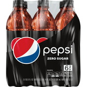 Pepsi Cola, Zero Sugar, 6 Pack
