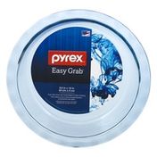 Pyrex Easy Grab Oven Safe Glass with Fluted Edge for Easy Crimping