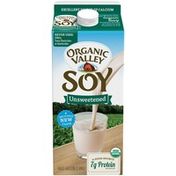 Organic Valley 64 oz Unsweetened Soy Beverage