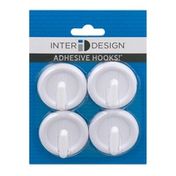 iDesign Adhesive Hooks - 4 CT