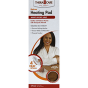 Thera Care Heating Pad, Moist or Dry Heat, Deluxe
