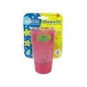 Dr Brown's 10 Ounce Cheers 360 Spoutless Training Cup