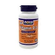 Now High Potency Vitamin D-3 1,000 Iu Structural Support, Helps Maintain Strong Bones, Supports Immune System Dietary Supplement Softgels