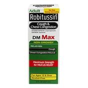 Robitussin Adult DM Max Non-Drowsy Cough & Chest Congestion Syrup