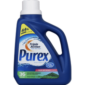 Purex Detergent, HE, Triple Action, Mountain Breeze