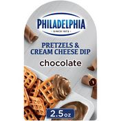 Philadelphia Pretzels & Chocolate Cream Cheese Dip Snack