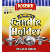 Rokeach Candle Holder, Disposable
