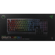 Razer Gaming Keyboard, Mecha-Membrane, Ornata Chroma