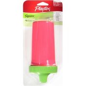 Playtex Sipster Cup Green/Pink 9 oz Cups & Mealtime