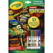 Crayola Coloring & Activity Pad, Nickelodeon Teenage Mutant Ninja Turtles