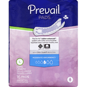 Prevail Pads, Moderate Absorbency, Long Length