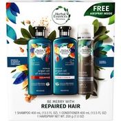 Herbal Essences Bio:renew Argan Oil of Morocco with Free Flexible Hairspray 3 Pcs Shampoo & Conditioner