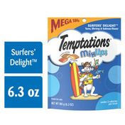 Temptations Crunchy and Soft Cat Treats Surfers' Delight Flavor
