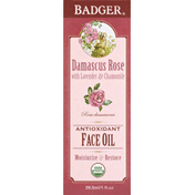Badger Face Oil, Damascus Rose, Antioxidant