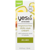 Yes To Daily Eye Cream, Fragrance-Free, Dry Skin