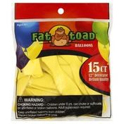 Fat Toad Balloons, Std, Yellow
