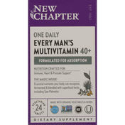 New Chapter Multivitamin, Every Man's, 40+, One Daily, Vegetarian Tablets