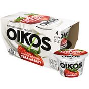 Oikos Blended Strawberry Greek Nonfat Yogurt