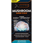 Xenadrine Mushroom, Super Stack, Energy + Metabolism, Capsules