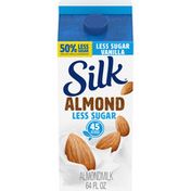 Silk Less Sugar Vanilla Almond Milk