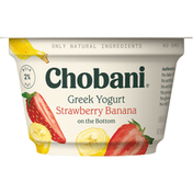 Chobani Yogurt, Greek, Low-Fat, Strawberry Banana