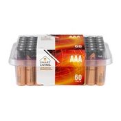Smart Living Alkaline Batteries AAA - 60 PK