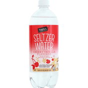 Signature Select Seltzer Water, Cherry Vanilla Flavored