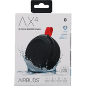 Airbuds Speaker, Wireless, On-the-Go, AX4